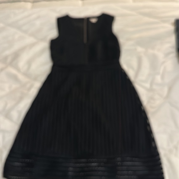 J. Crew Factory Black Lace Dress Size 00 - Picture 3 of 6
